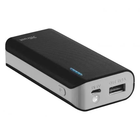 Powerbank 4400mAh Trust Urban Primo/ Negra Powerbank 4400mAh Trust Urban Primo/ Negra